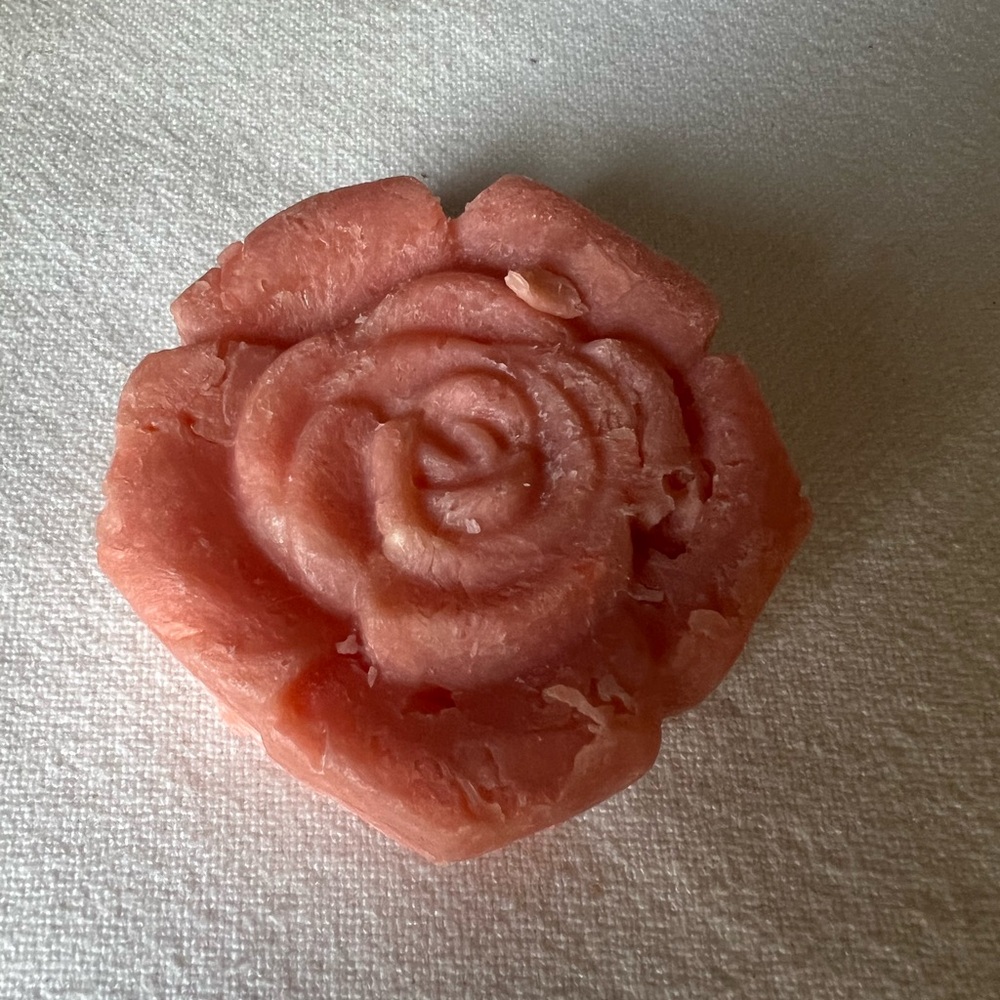 Handcrafted watermelon rose shaped soap - Picture 5 of 5
